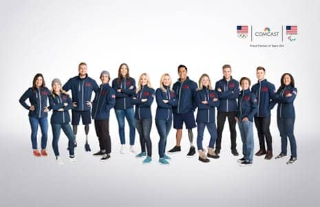 Comcast Announces Team USA Olympic/Paralympic Athlete Partners