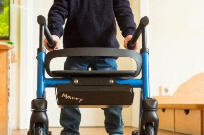 Meet Marcy, a Rollator/Gait Trainer Sized for Kids