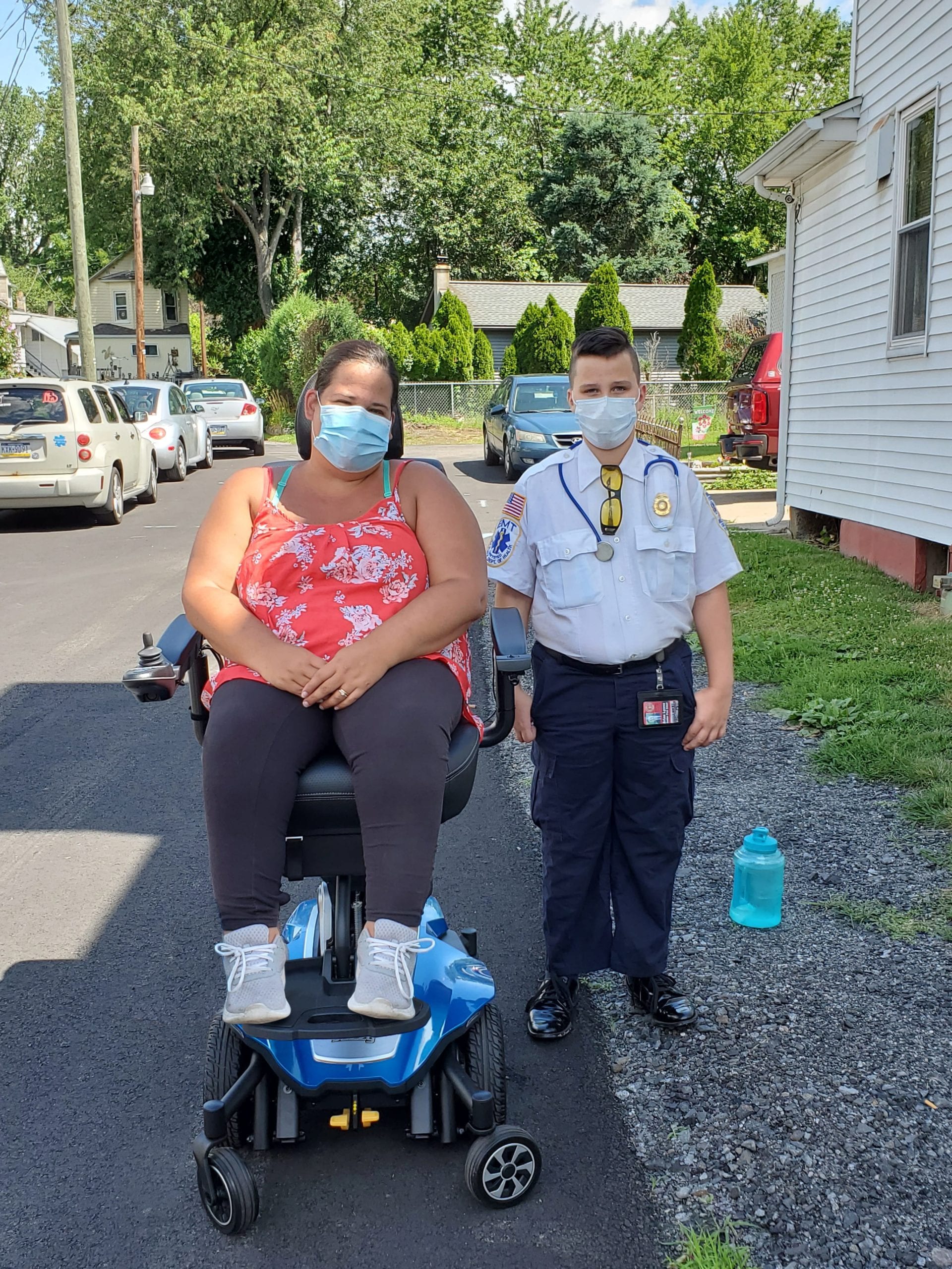 Woman Receives a New Power Wheelchair Thanks to Young Neighbor's Help