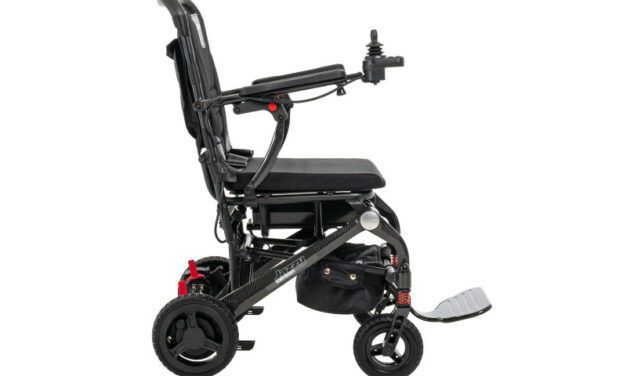Jazzy Carbon power wheelchair form PrideMobility